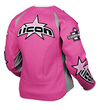 Icon Merc Pink Leather Hero jacket